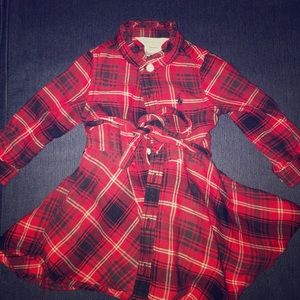 Ralph Lauren Plaid Dress (with pants) 6mo